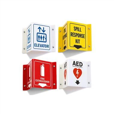 Insegna in acrilico sporgente su entrambi i lati