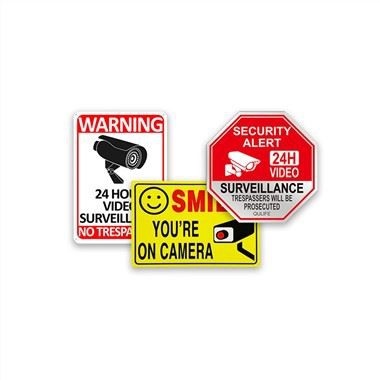 Segno di videosorveglianza della telecamera di sicurezza