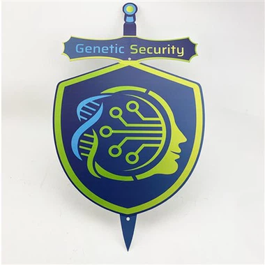 Cartello con logo aziendale